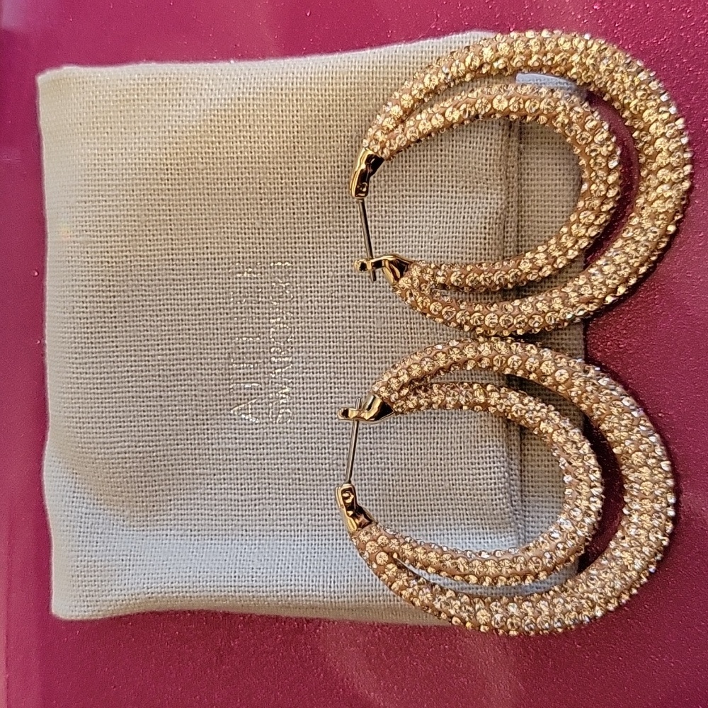 Atelier Swarovski Tigris hoop earrings